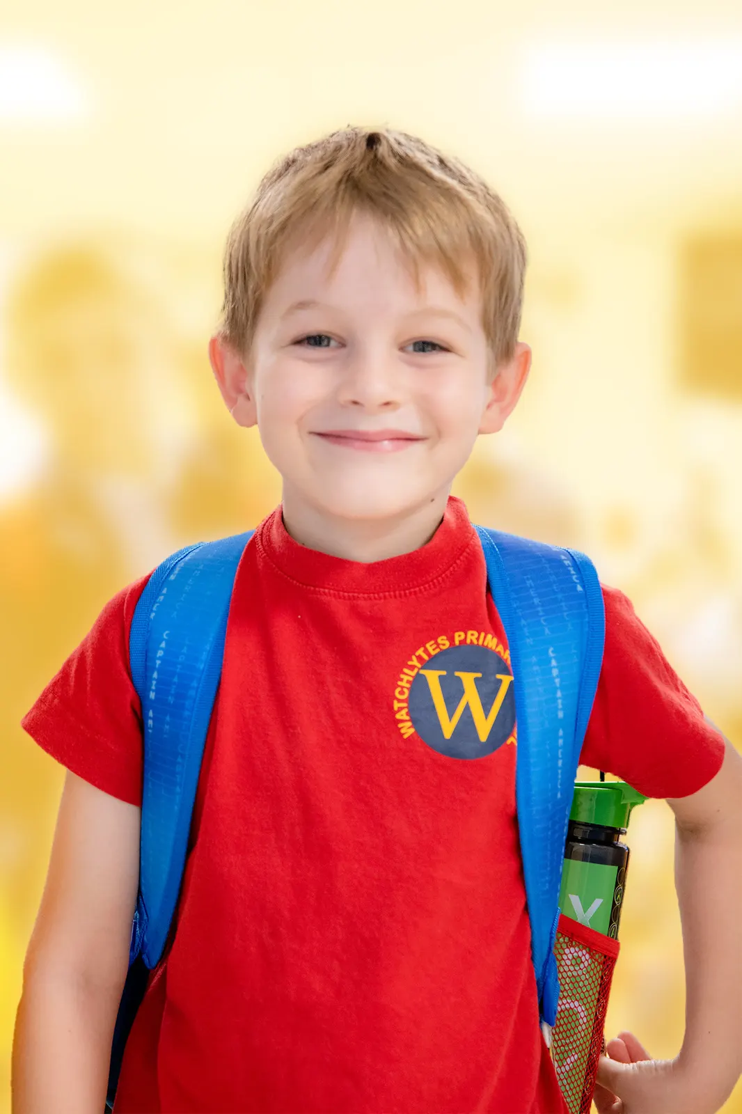 WLS Portrait Photo - Boy in red T-Shirt smiling to camera