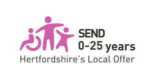 Hertfordshire's Local Offer logo - SEND 0-25 years